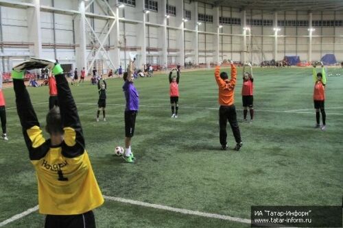 Открытая тренировка школы вратарей Руслана Нигматуллина